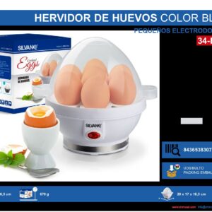 Silvano EEB-714 Hervidor Eléctrico 7 Huevos 380W